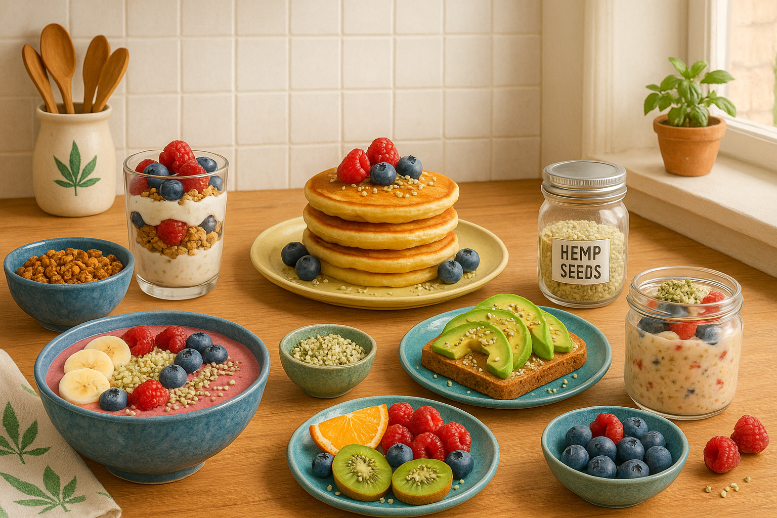 7 Rețete Simple de Mic-Dejun cu Semințe de Cânepă Decorticate